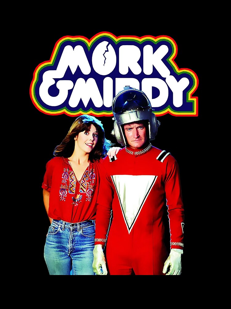 Mork and Mindy 70s Retro TV Show by marcellarttee