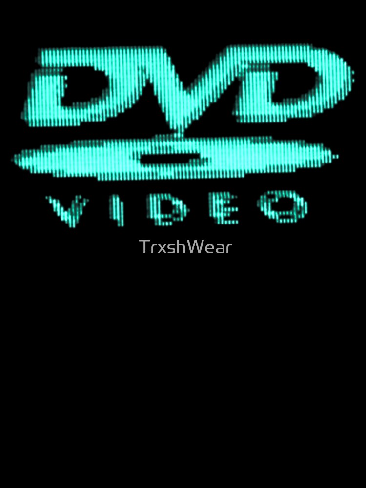Blue Retro DVD Video Logo Y2K Aesthetic 2000s Nostalgia Tech by TrxshWear