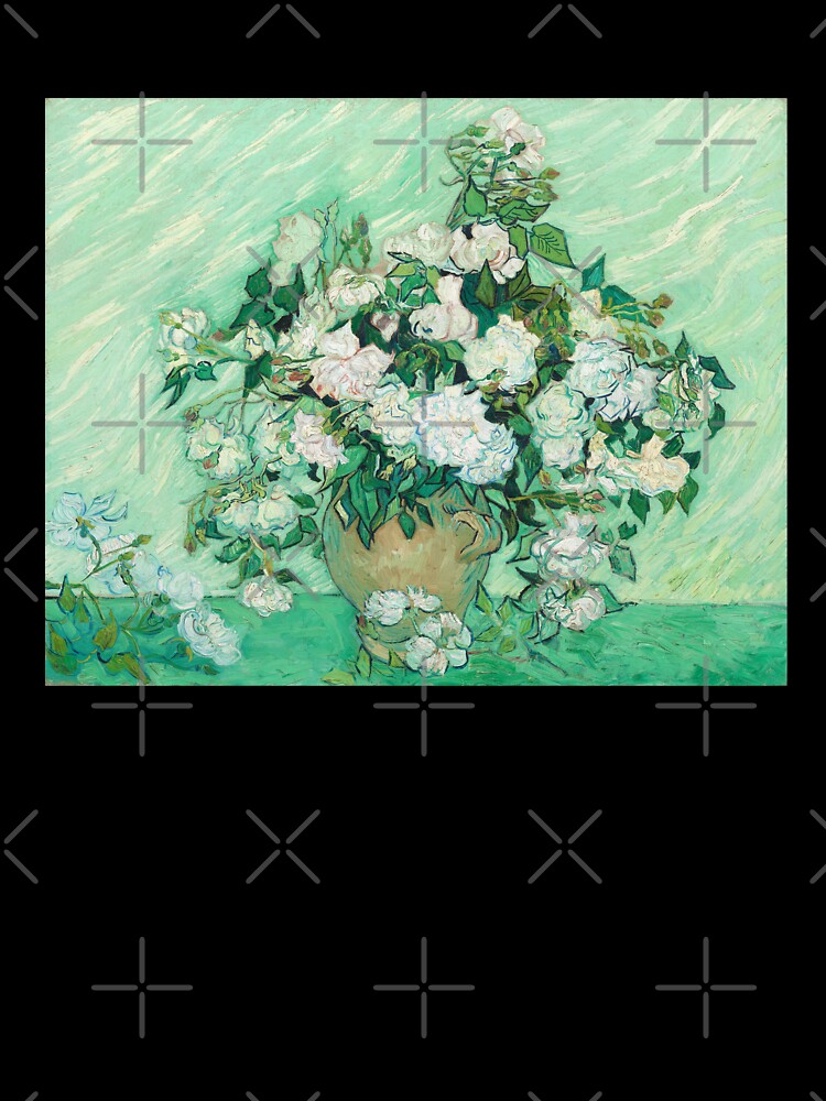 Vase with Pink Roses by Van Gogh by KAI-Studio
