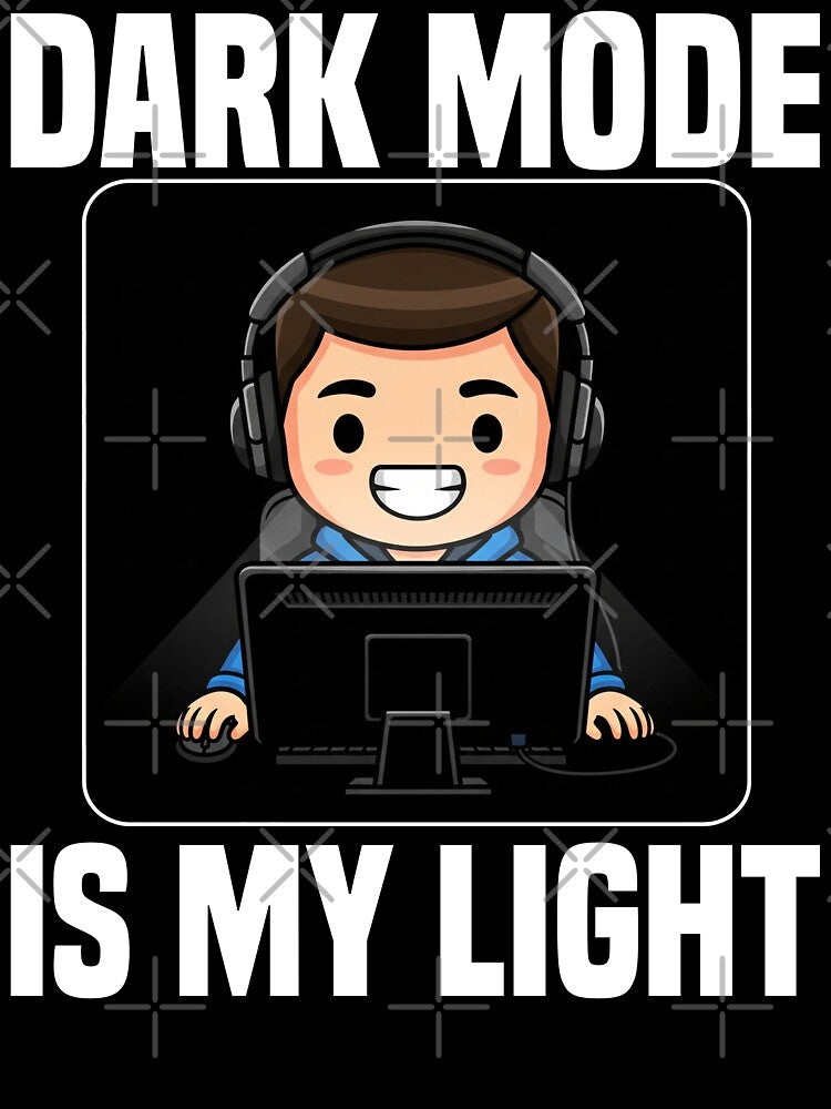 DARK MODE IS MY LIGHT - PROGRAMMER GIFT by KEF Custom