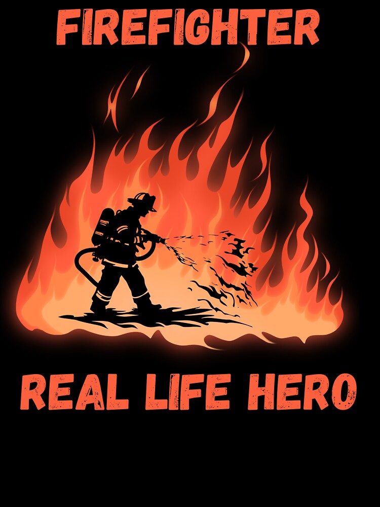 Firefighter Real Life Hero - gifts for firefighters by ewicraft