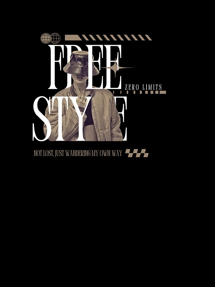 Free Style Zero Limits - Edgy Y2K Streetwear Graphic by thazinart