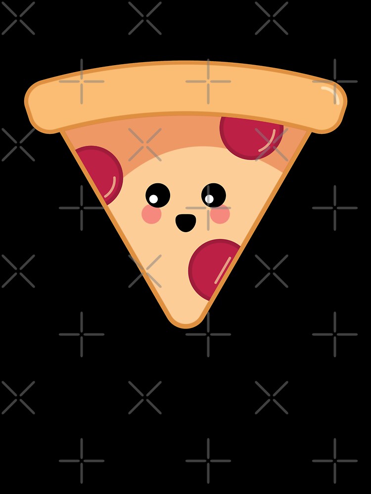 Pizza Kawaii Food Art by Blok45