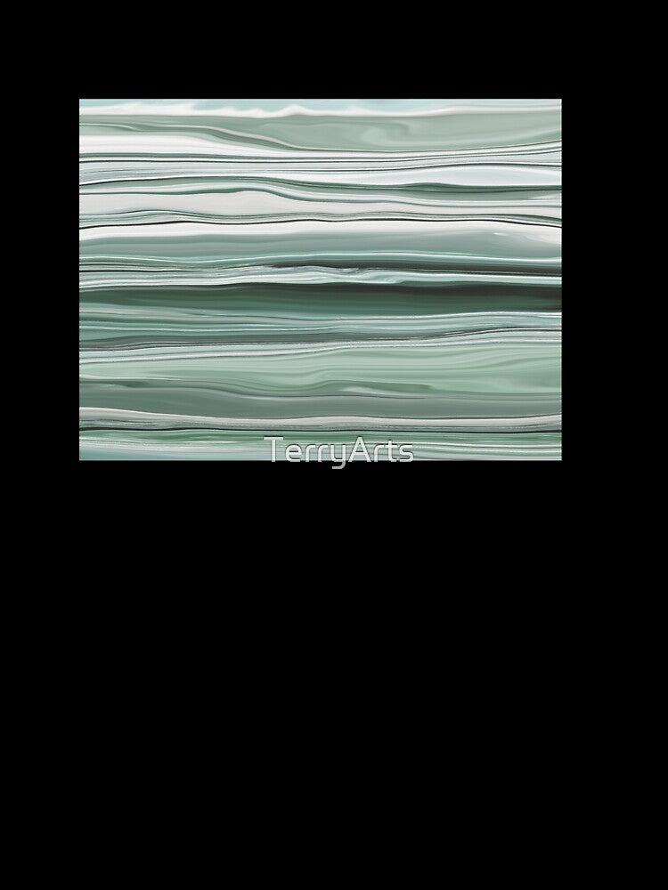 Abstract Ocean Horizontal Lines Coastal Style Décor Beachy Vibes Art 7 of 20 by Beachy