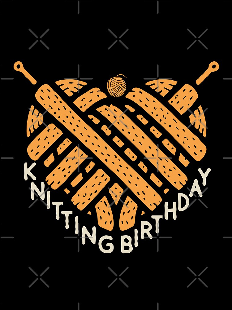Happy knitting birthday lover by MommyVibeArts