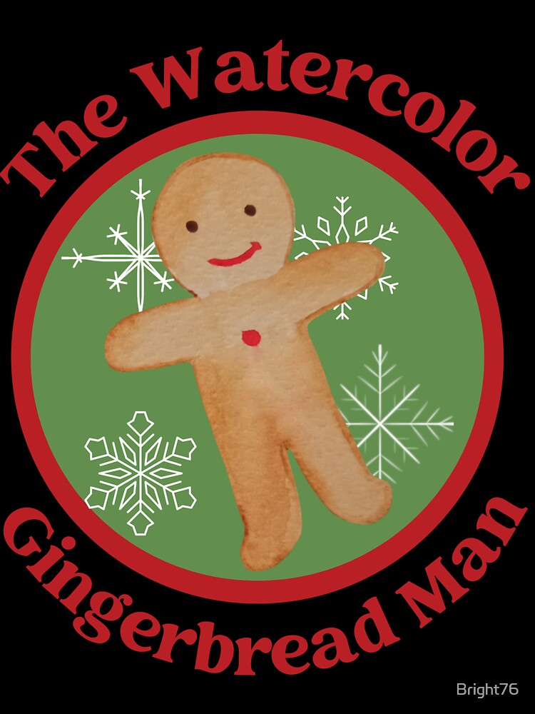 The Watercolor Gingerbread Man by Bright76
