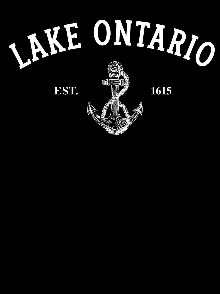 Lake Ontario Vintage Anchor Great Lakes Nautical Design by Abigaildixon92