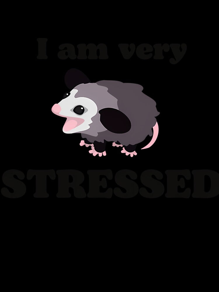 Cute Opossum Is Very Stressed by Eversoles