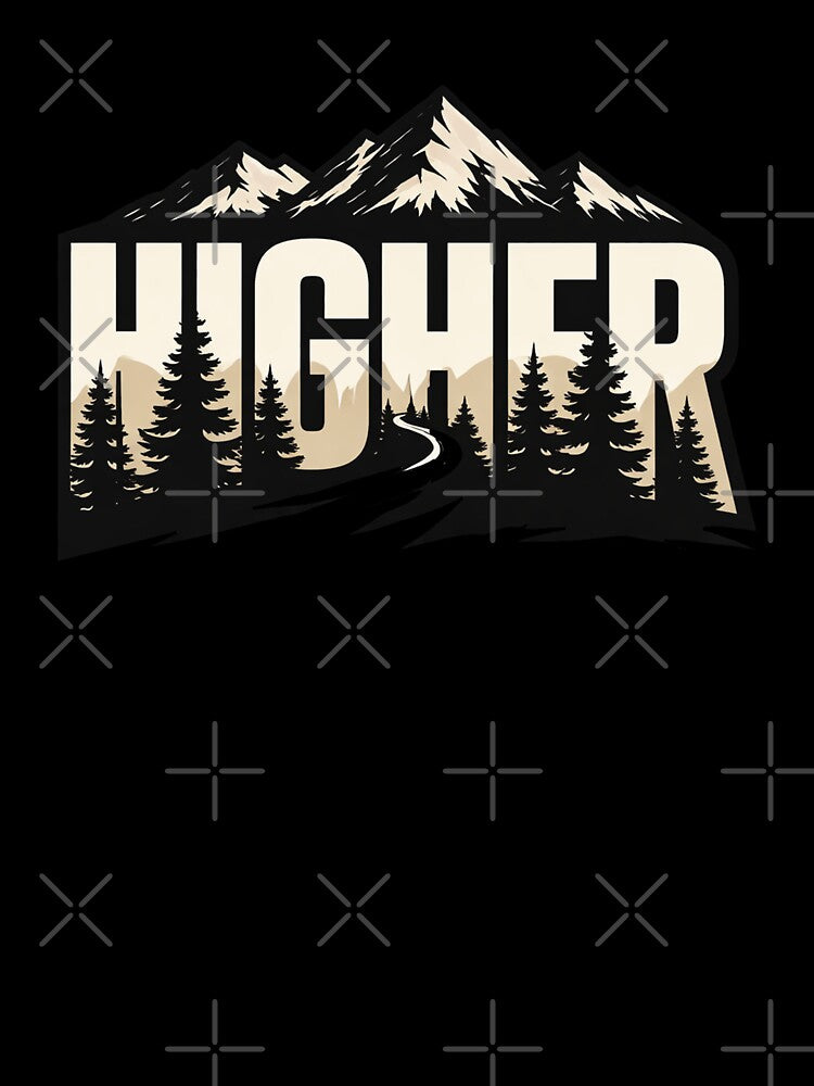 Higher Mountain Trail Hiking Adventure Graphic by SaDesign99
