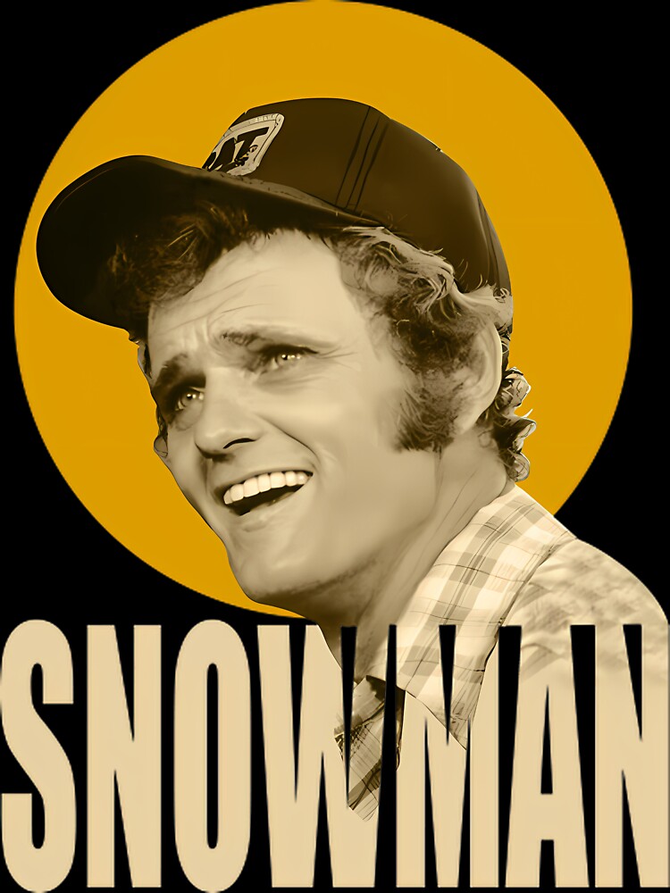 Snowman Smokey & The Bandit Retro Winter Design – Funny Holiday Car Chase Art PERFECT GIFT FOR YOU AND FRIENDS by Matrix1992
