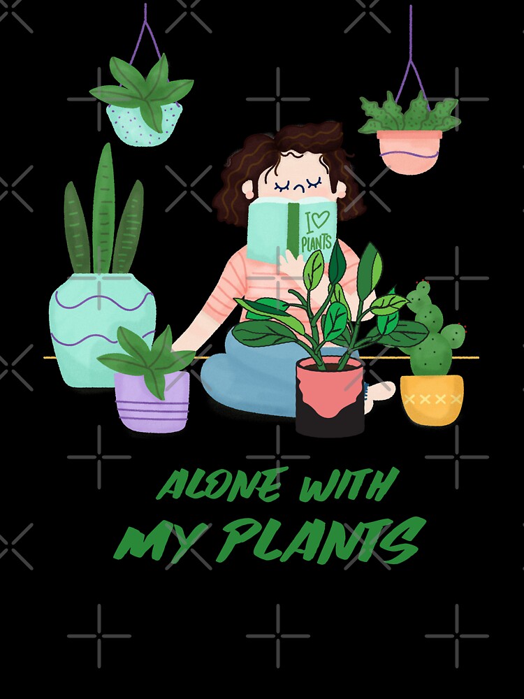 Plant Lady- Alone With My Plants by joabaj