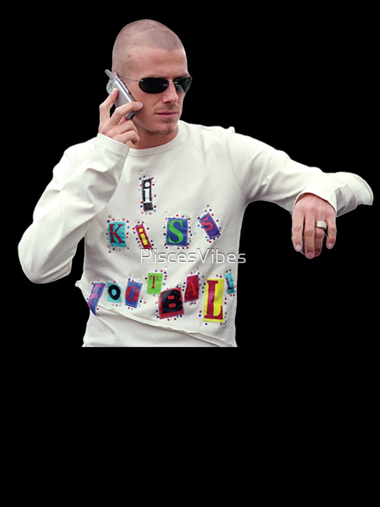 David Beckham 90s flip phone fashion by PiscesVibes
