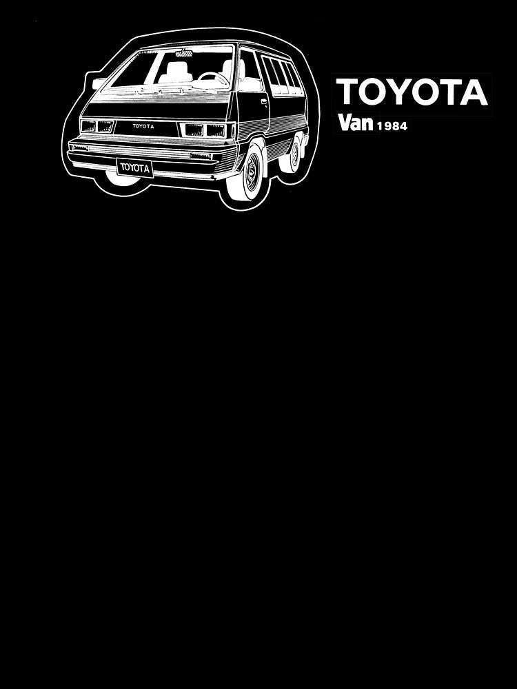 Van Life 1984  white outline by UnaloneApparel