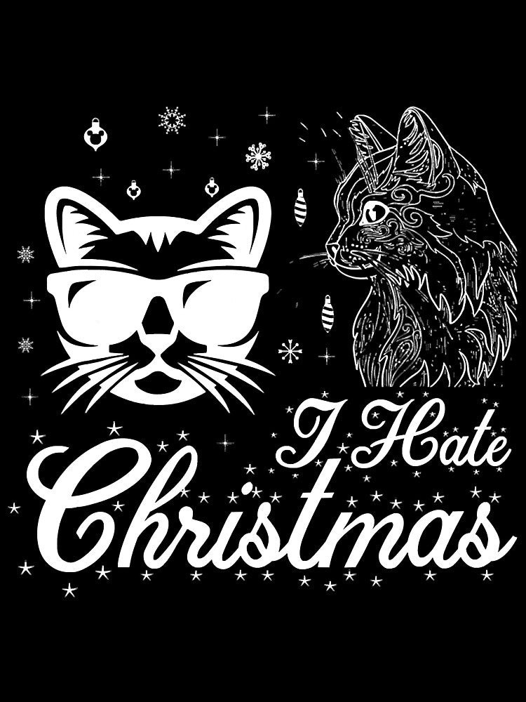 Funny Xmas Cat Lover Hate Christmas by gonzales6422