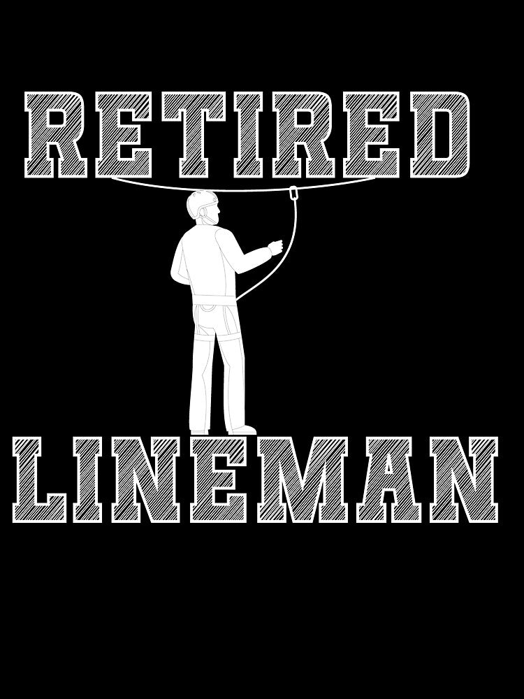 Lineman Retirement, Retired Lineman Legacy and Pride gift, Lineman Retirement Gifts by Lactus