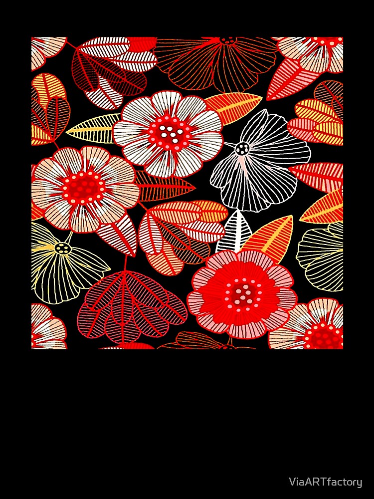 Flower Drawing by ViaARTfactory
