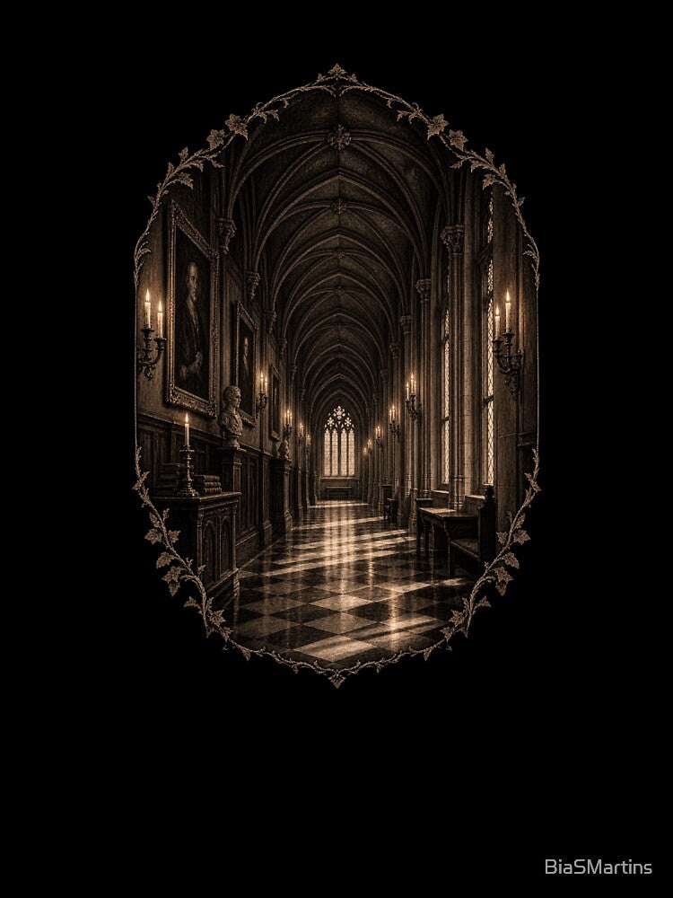 Gothic corridor by BiaSMartins
