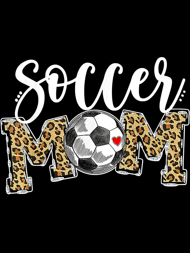Soccer Mom Leopard Soccer Mom Mothers by BundlerVq