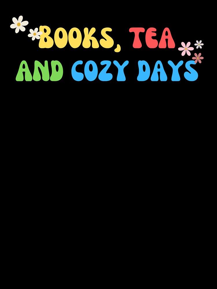 Book Aesthetic Books Tea And Cozy Days by EverAfterStudio