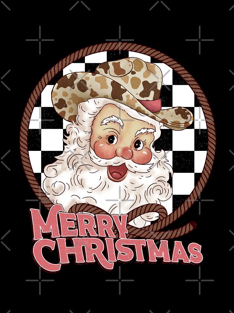 Cowboy Santa Claus Retro Vintage Aesthetic by FlawlessSeams