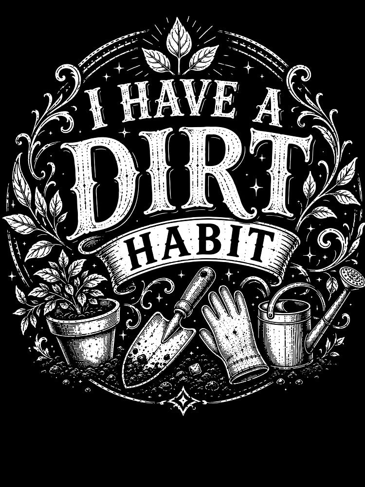 Dirt Habit - Funny Gardener by DigiDropTees