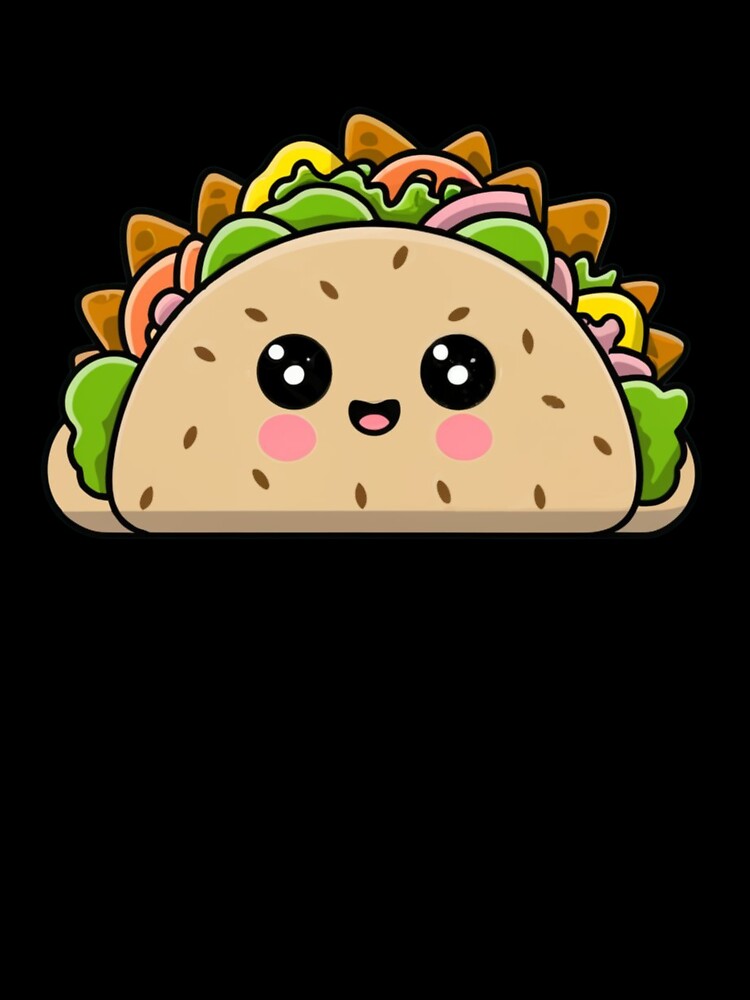Cute Kawaii Taco Pattern by PatternInArt
