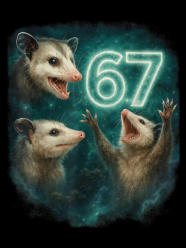 Opossum Six Seven 6 7 Meme Possum by Angryblu3