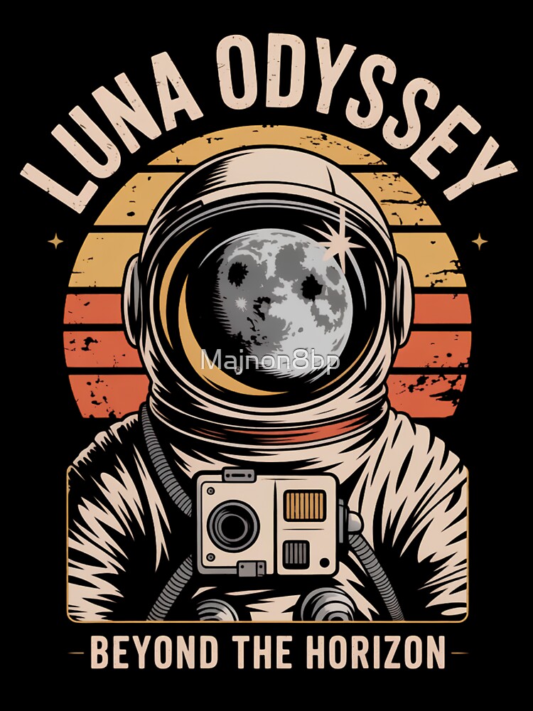 Luna Odyssey Astronaut Beyond The Horizon by Majnon8bp Unisex