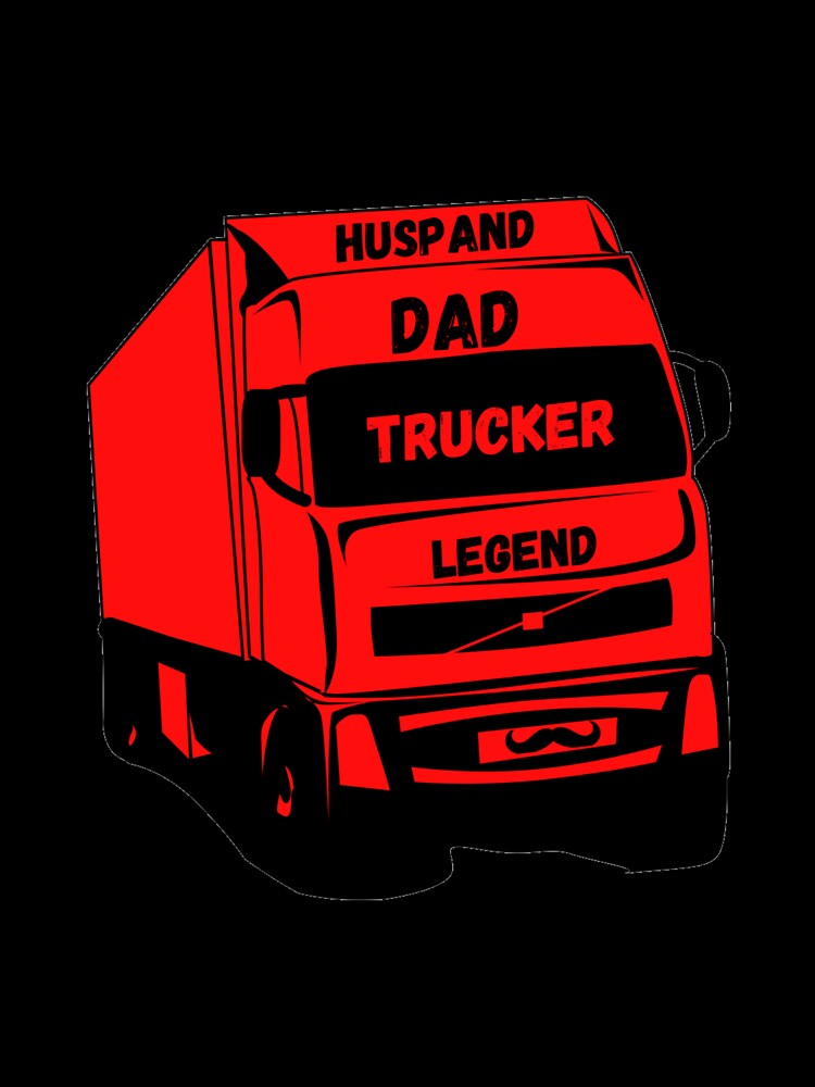 Husband Dad Trucker Legend Kids Toddler Pullover Hoodie by jounior ⭐⭐⭐⭐⭐
