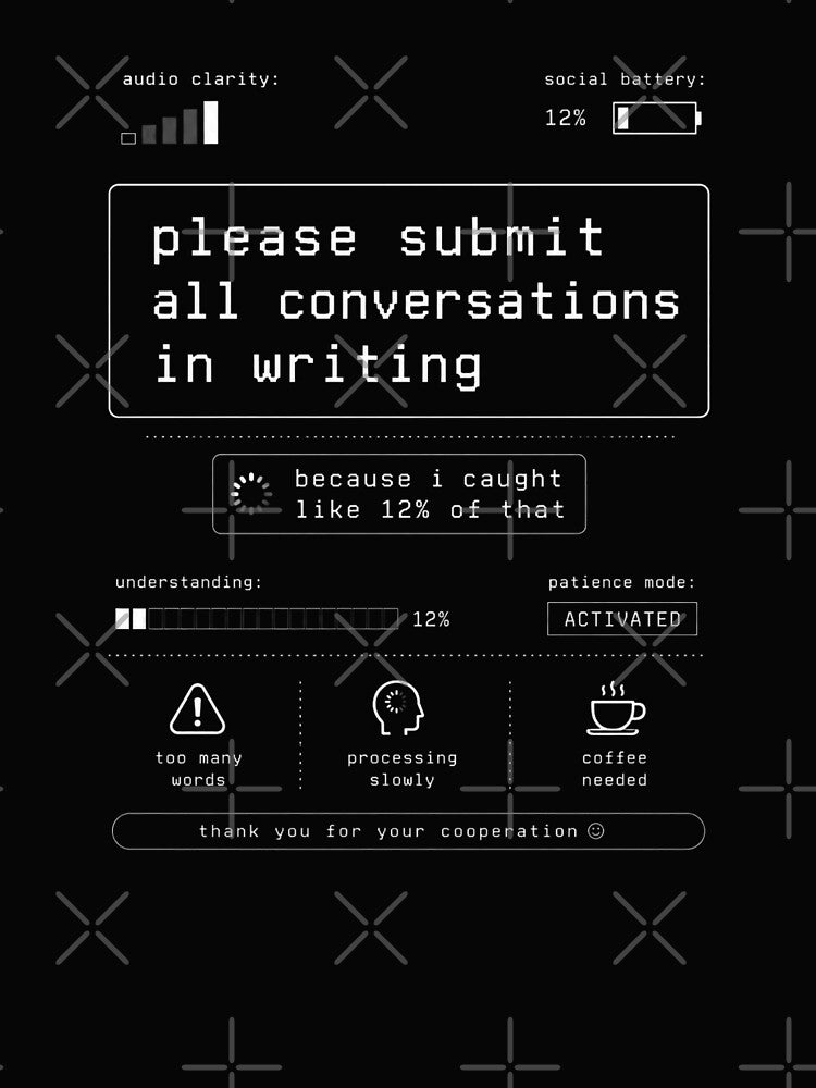 Please Submit All Conversations In Writing | Introvert Humor by SoundStyleShop