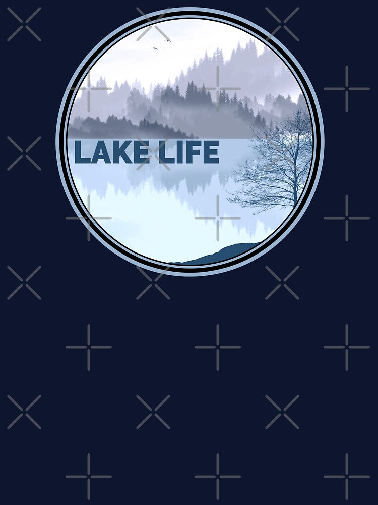 Lake Life Reflection by Esskay Designs