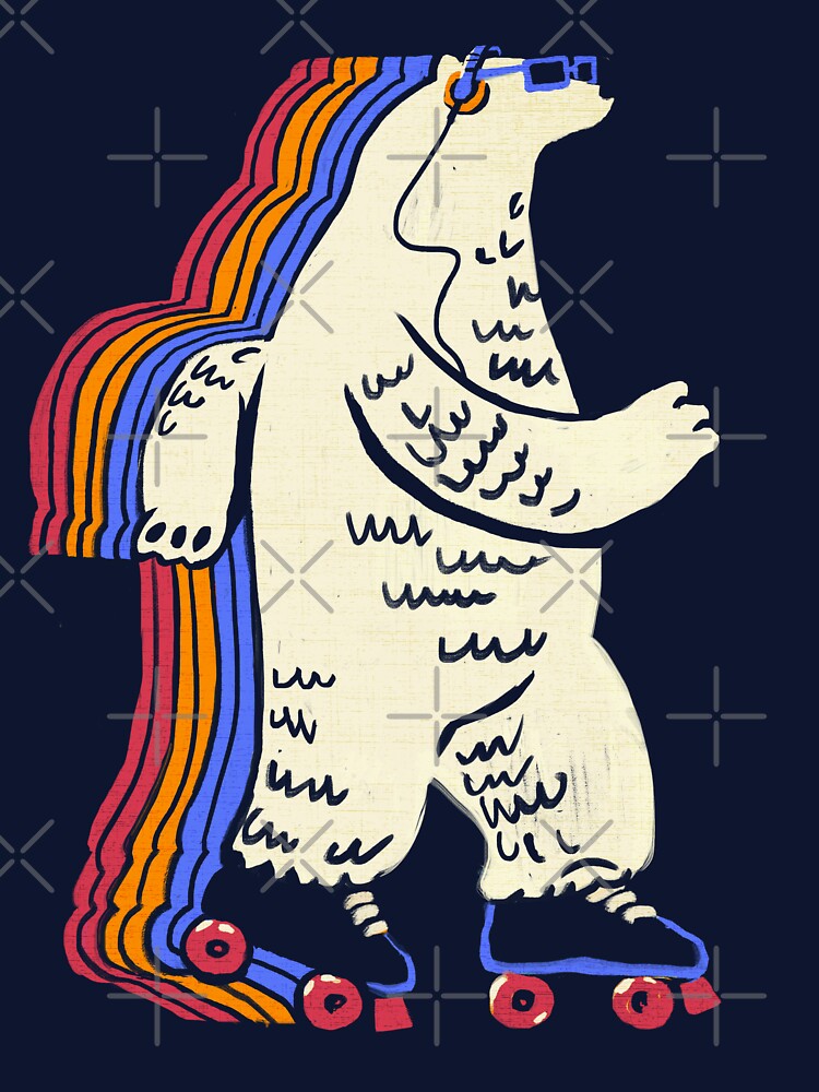 Roller Bear by Elan Harris Unisex