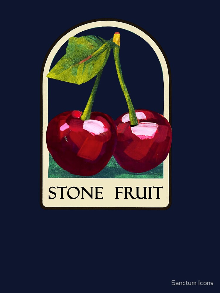 STONE FRUIT — CHERRY STILL LIFE by Sanctum Icons
