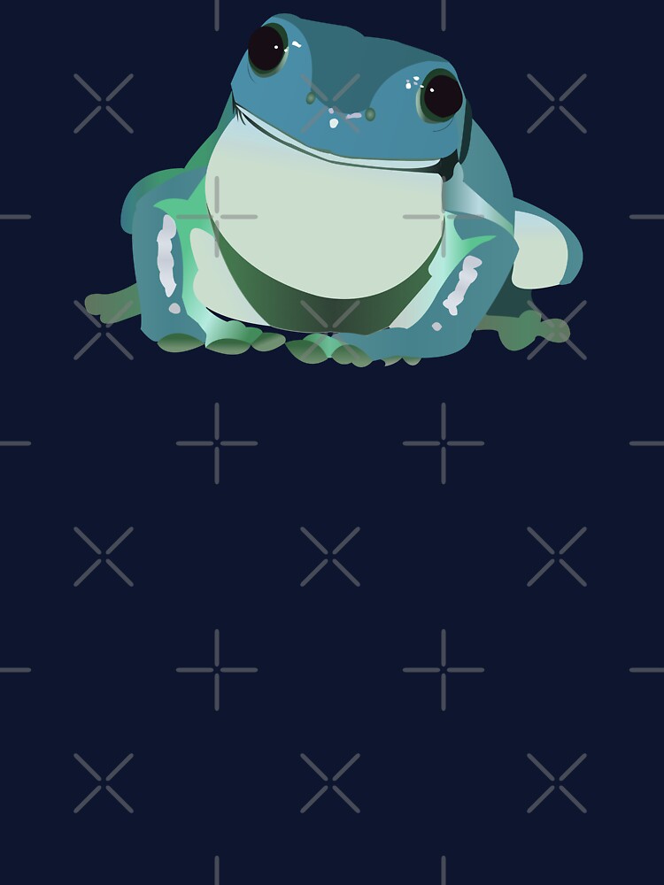 Blue and Green Frog by KCPetPortraits