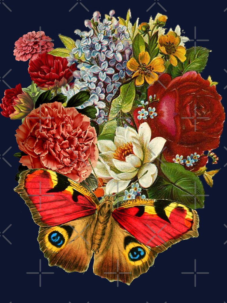 Fairycore Cottagecore Flowers Butterfly by soulfulprintss8