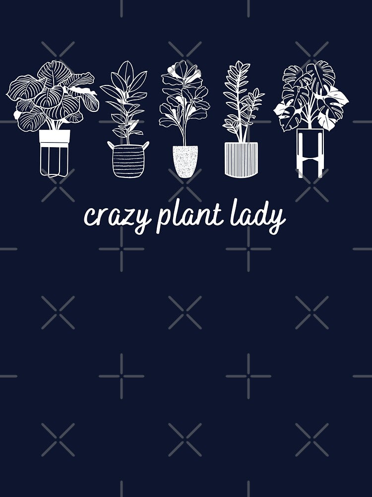 Crazy Plant Lady is here V2 Dark Cactus plant lady by BluLehDesigns