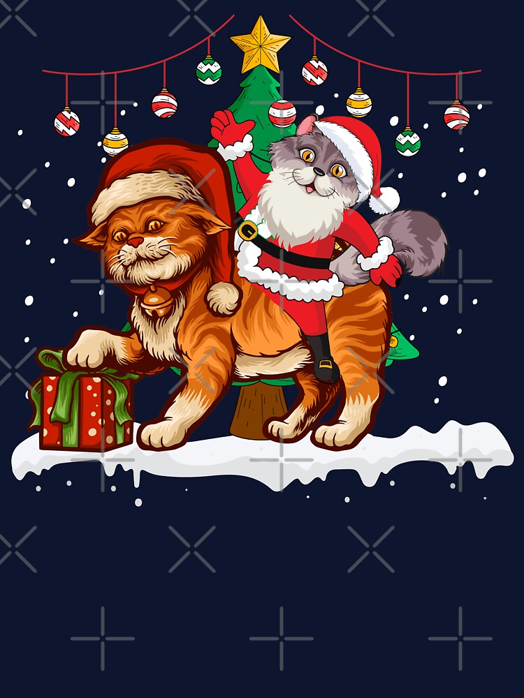 Santa Christmas Cat | Funny Festive Season Cat 2021 by thecooltable