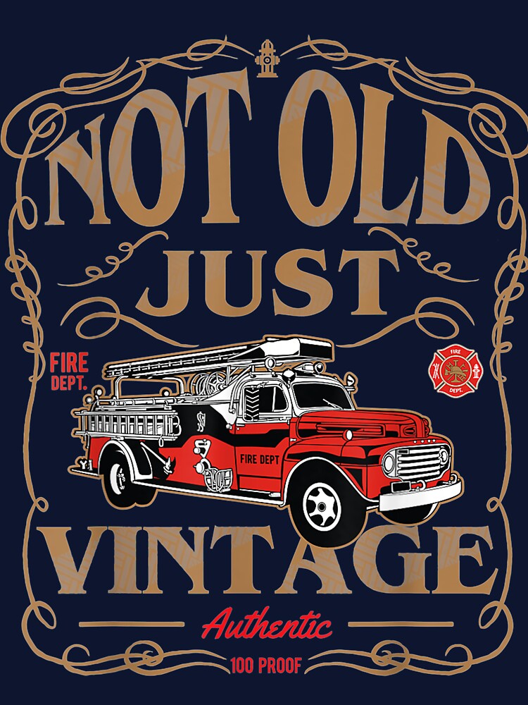 Retired Firefighter Gift For Old Fireman Fire Fighter by Saiyarad