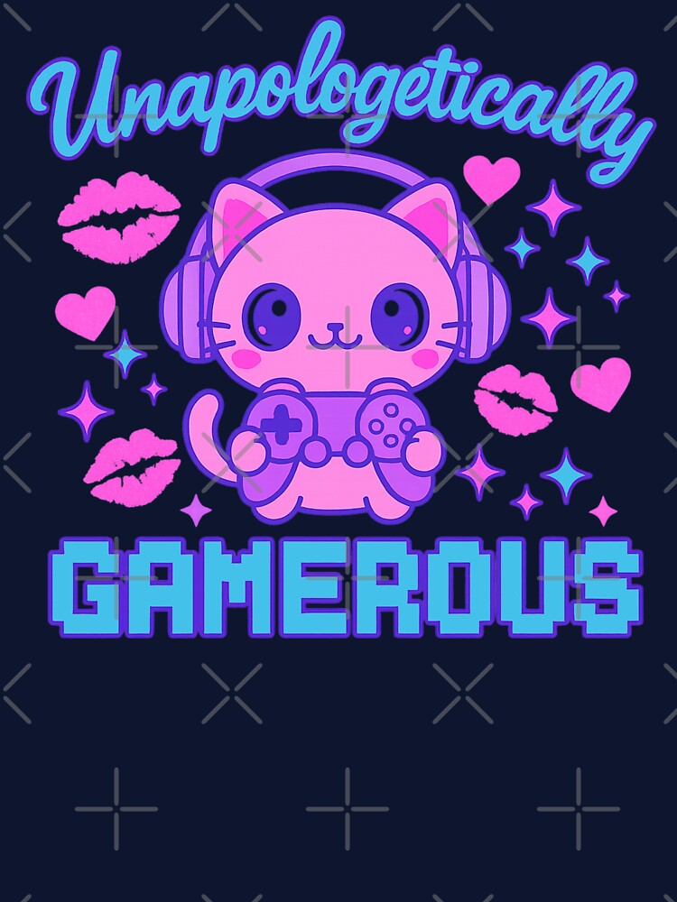 Unapologetically Gamerous – Cute Gamer Cat Girl Aesthetic by Threadfellas702