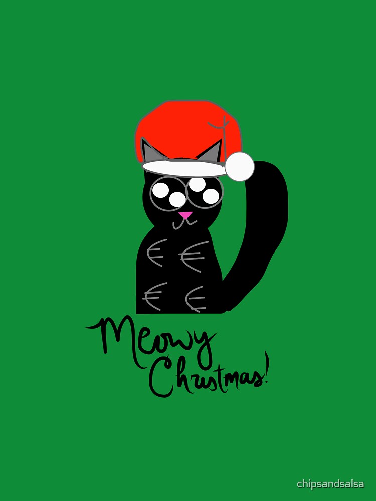 Christmas cat by chipsandsalsa