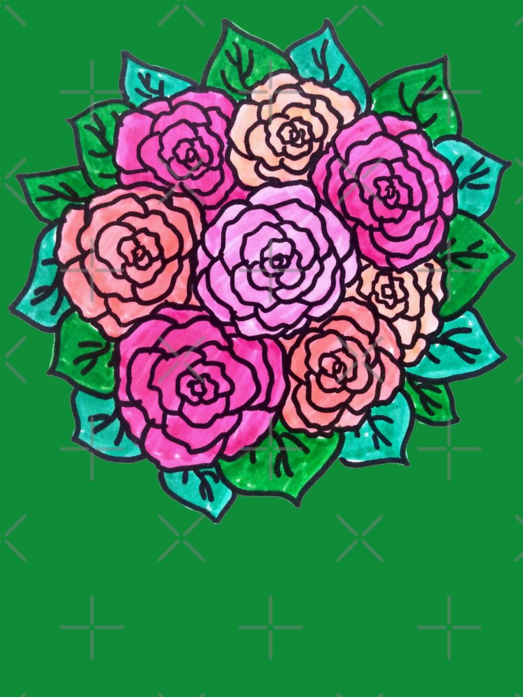 Rose Bouquet by Lil-Bit-Batty