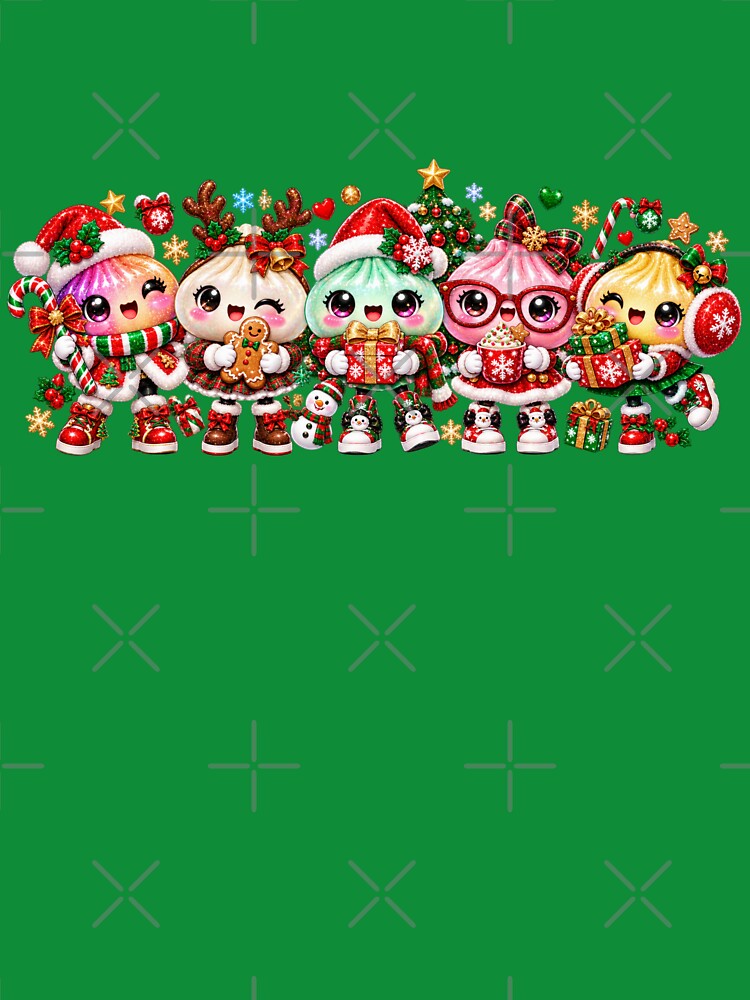 Cute Kawaii Christmas Dumpling by Muse Merch