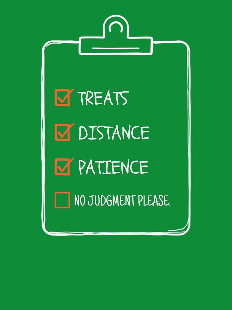 Reactive Dog Training Checklist Funny Design by SleepyPanda_Designs