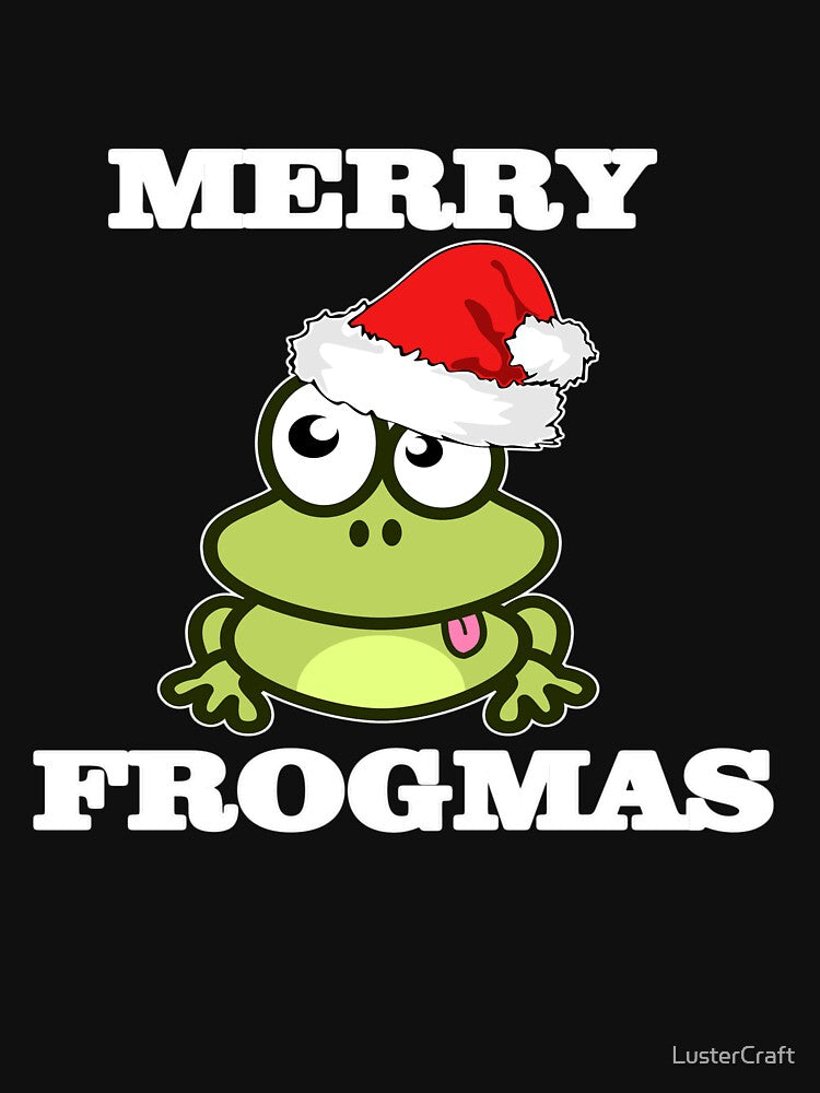 Frog Christmas, Frog Xmas, Merry Frogmas, Frog Holiday Gift, Frogs Lover Gift Idea 2022, Frog Mama , Frog Gift for Her, Frog Silhouette by LusterCraft