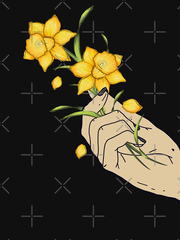 Daffodils in hand by mitalim