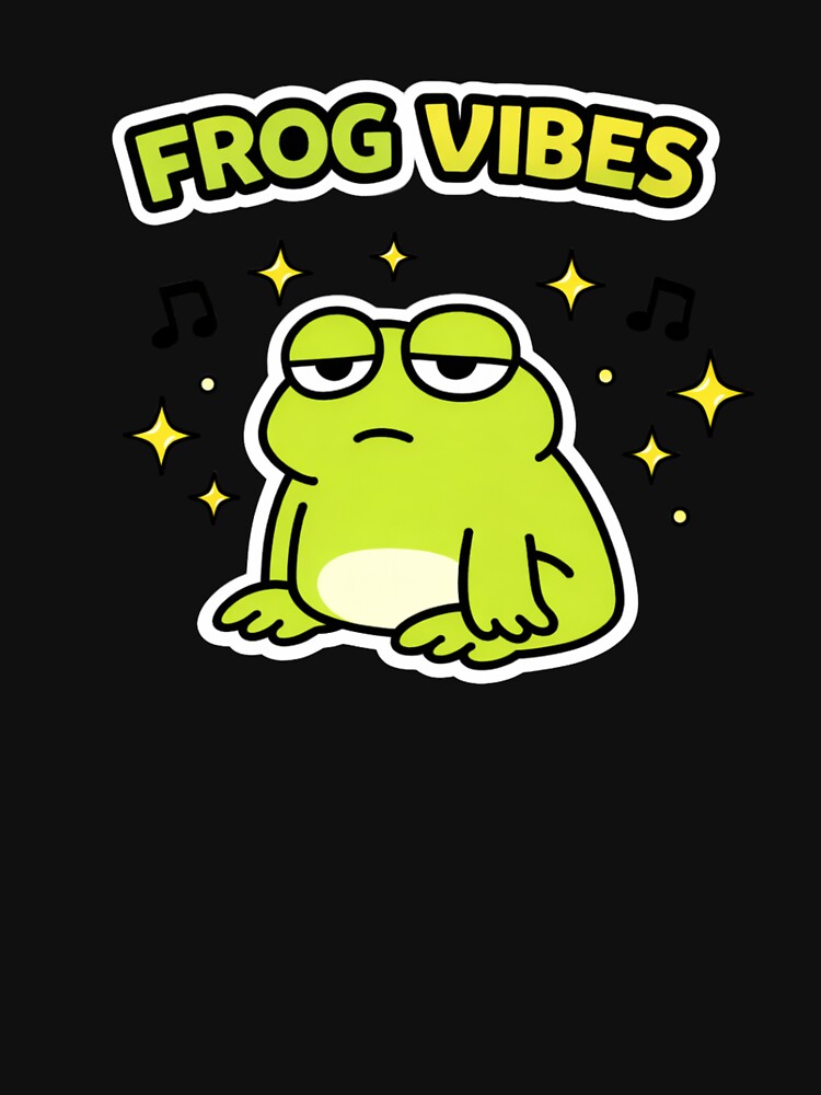 Frog Vibes – Chill Frog Meme Aesthetic by VibeOffline Studio