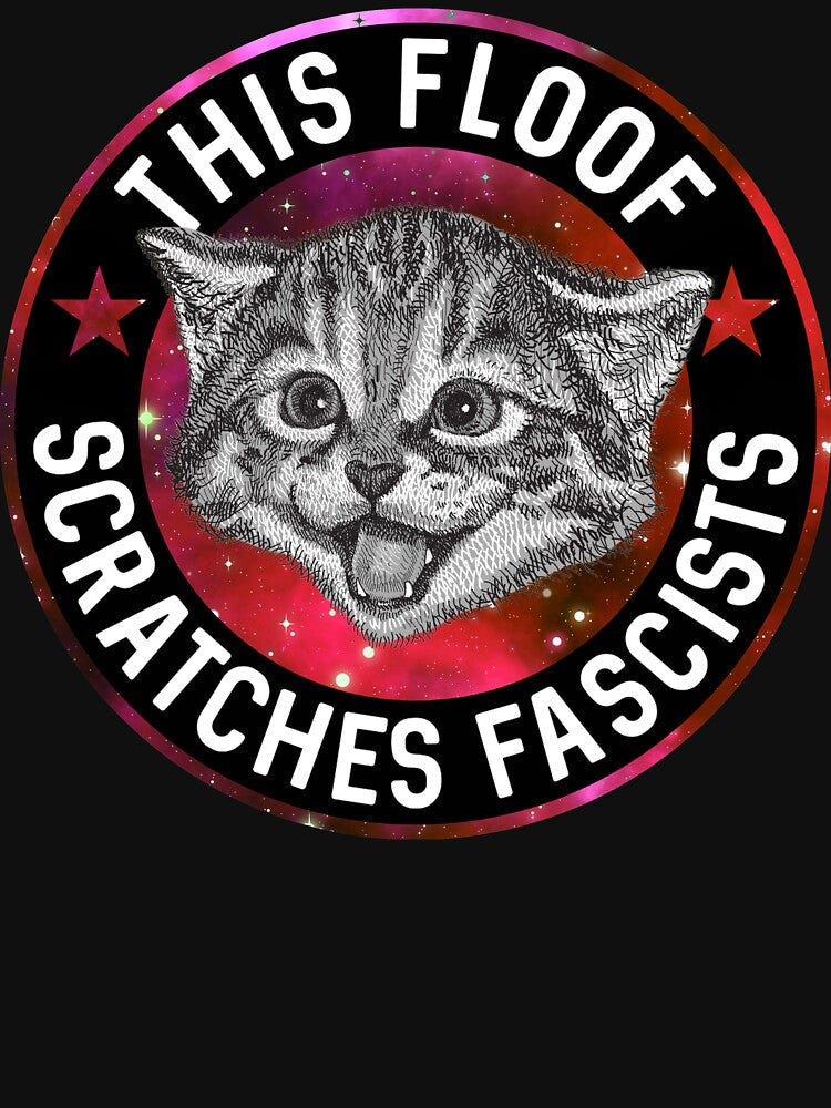 Space Antifa Kitten by Anarcha-Maenad Unisex