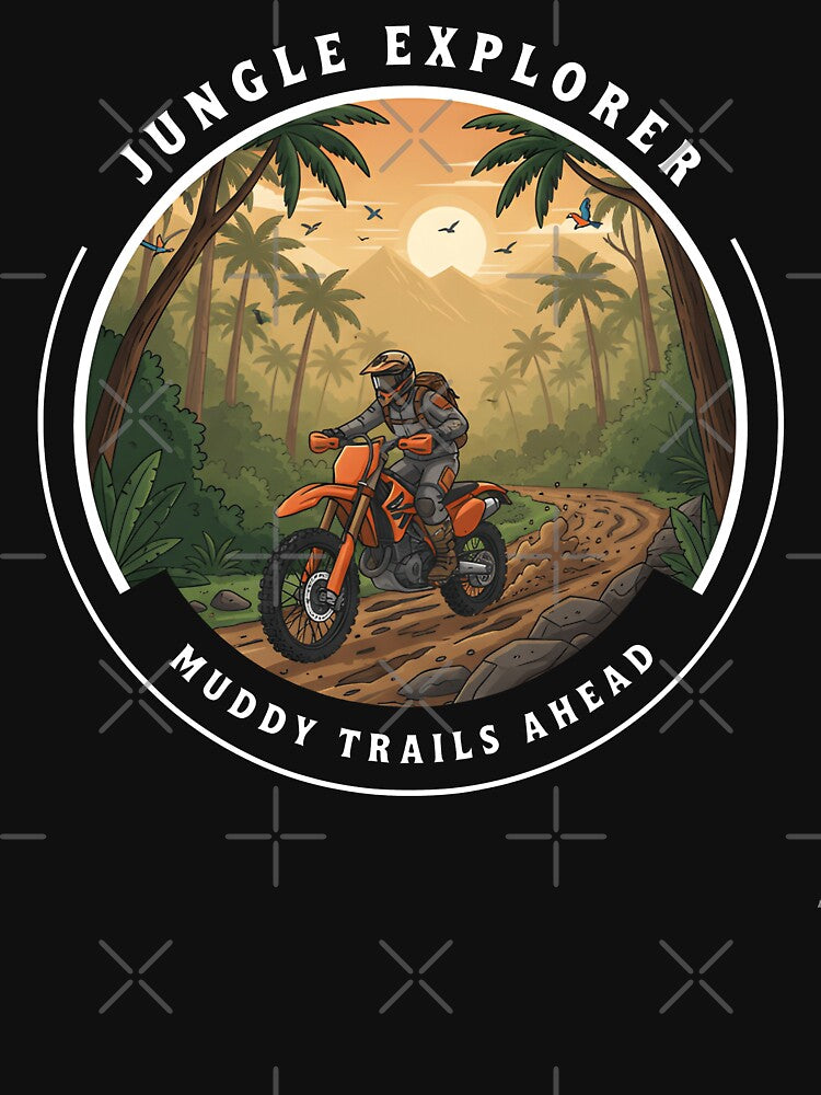 Jungle Explorer – Muddy Trails Ahead Outdoor Adventure Design by Axivra