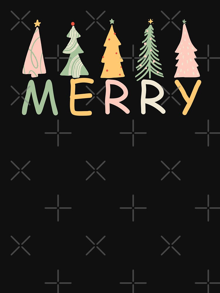 Merry and Bright Pastel| Christmas Trees by droolingdreams