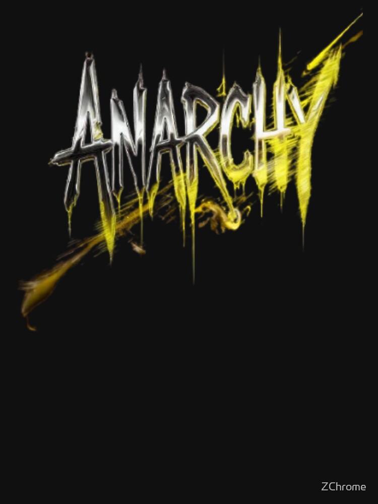 Anarchy – Neo-Y2K Chrome Streetwear Typography by ZChrome